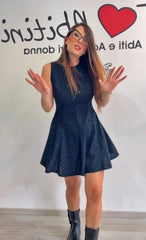 Abitino micro strass nero