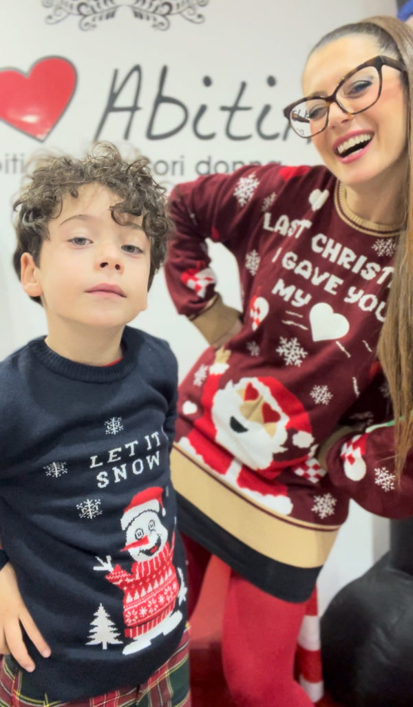 Maglione di Natale the Christmas heart sweater