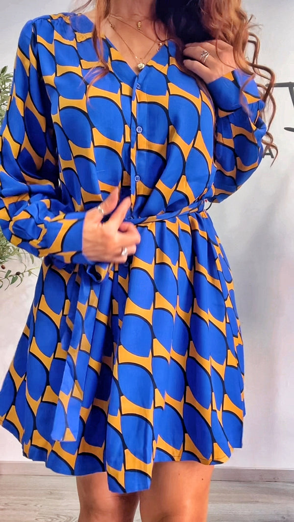 Abito fantastica blu elettrico