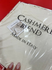 Maglia collo alto mista cashmere