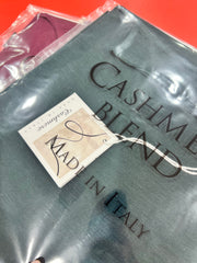 Maglia collo alto mista cashmere