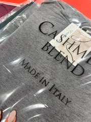 Maglia collo alto mista cashmere