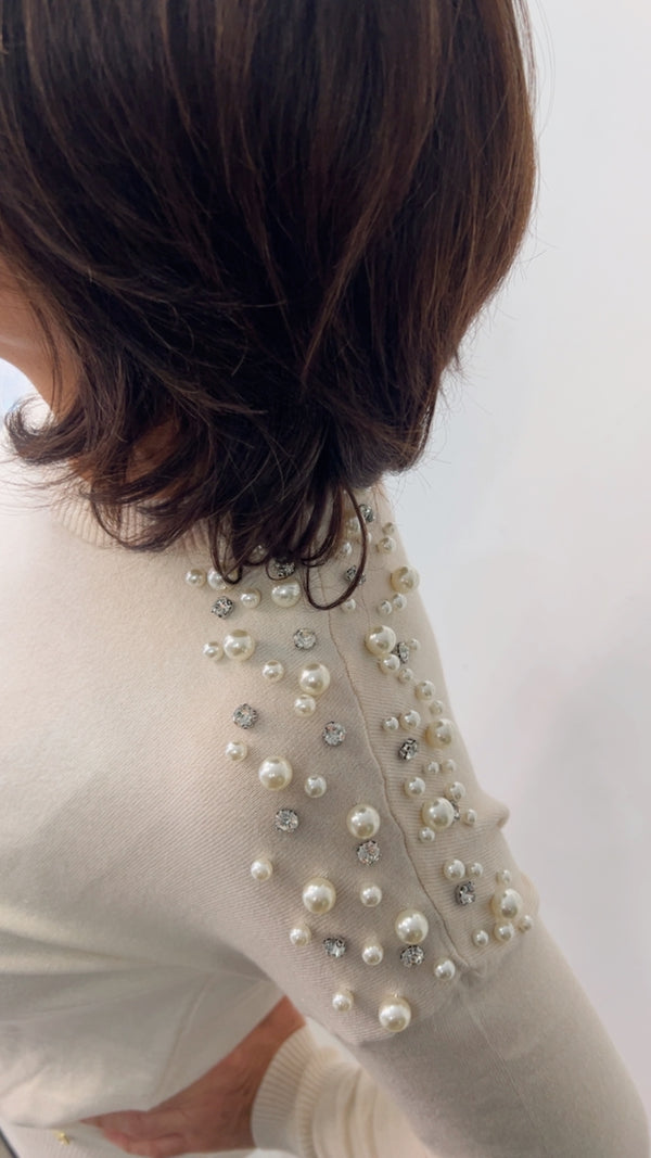 Maglioncino perle carola