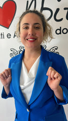 Tailleur eda blu elettrico