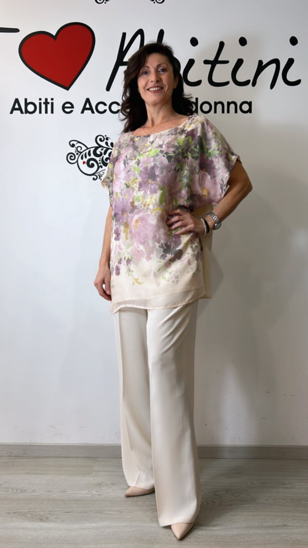 Pantalone burro talia