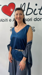 Casacca blu liza
