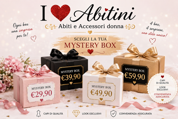 MYSTERY BOX €29,90 €39,90 €49,90 €59,90