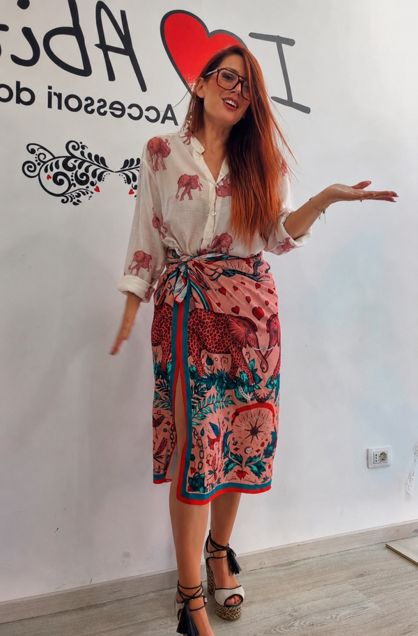 Camicia elefanti