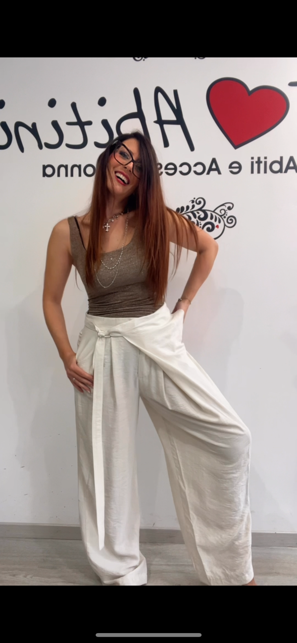 Pantalone viscosa vari colori lum