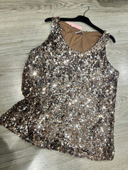 Canotta over paillettes