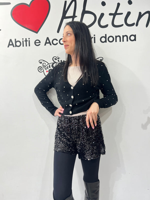 Pantaloncini paillettes vari colori small