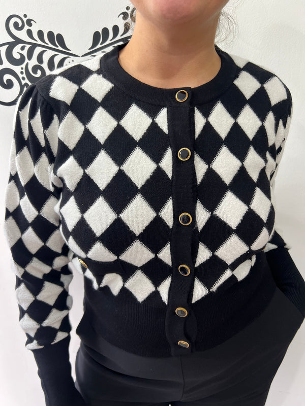 Maglione rombi Sara