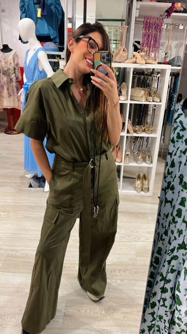 Tuta cargo lum vari colori