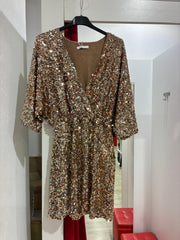 Abitino paillettes con sottoveste pantaloncino