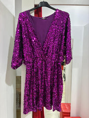 Abitino paillettes con sottoveste pantaloncino