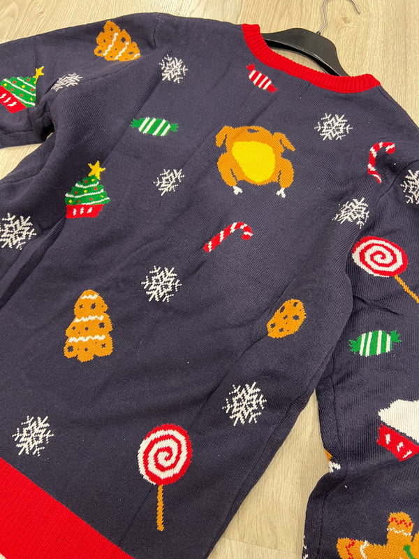 Maglione Natale All I want  con luci led