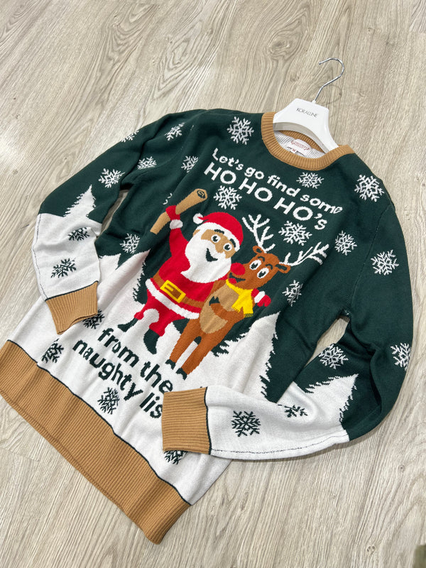 Maglione Natale the stolen naughty list