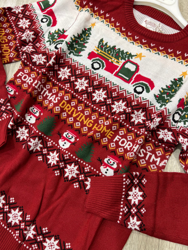 Maglione Natale Driving home