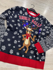 Maglione uomo donna Natale jingle bells