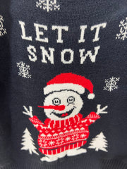 Maglione Natale bimbo bimba Let it snow