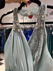 Abito cielo strass tg 42