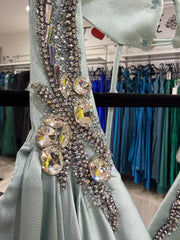 Abito cielo strass tg 42