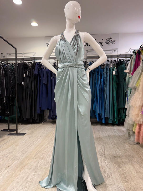 Abito cielo strass tg 42