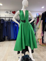 Abito bezz verde coda tg 40