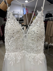 Abito tulle bianco tg m