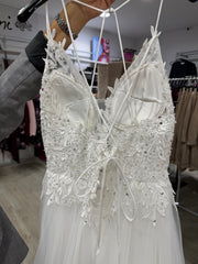 Abito tulle bianco tg m