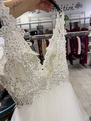 Abito tulle bianco tg S