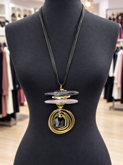 Collana pietra nera