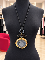 Collana pietra nera