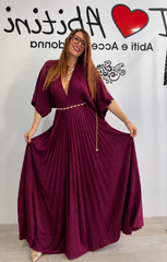 Abito pipistrellone lurex vari colori