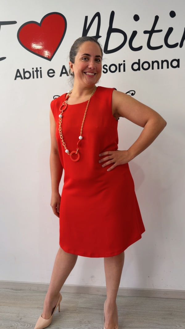 Abito liza rosso