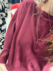 Maglioncino bordeaux carola