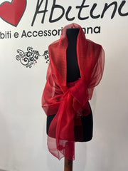 Stole tulle e punti lurex