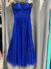Abito cuore glitter midi vari colori