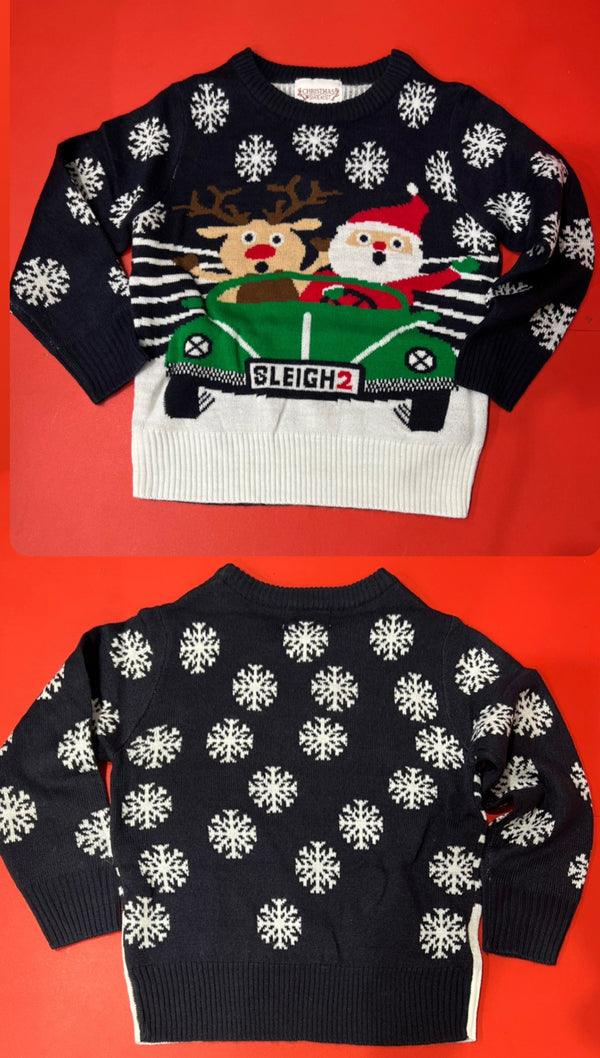 Maglione Natale bimbo/a roadtrip sweater