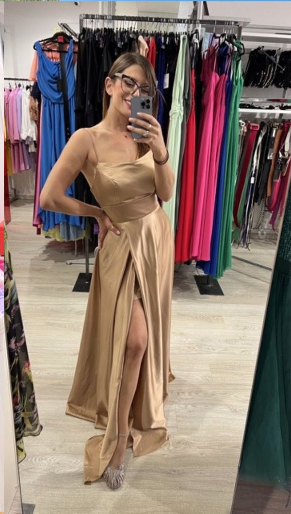 Abito Rosi champagne