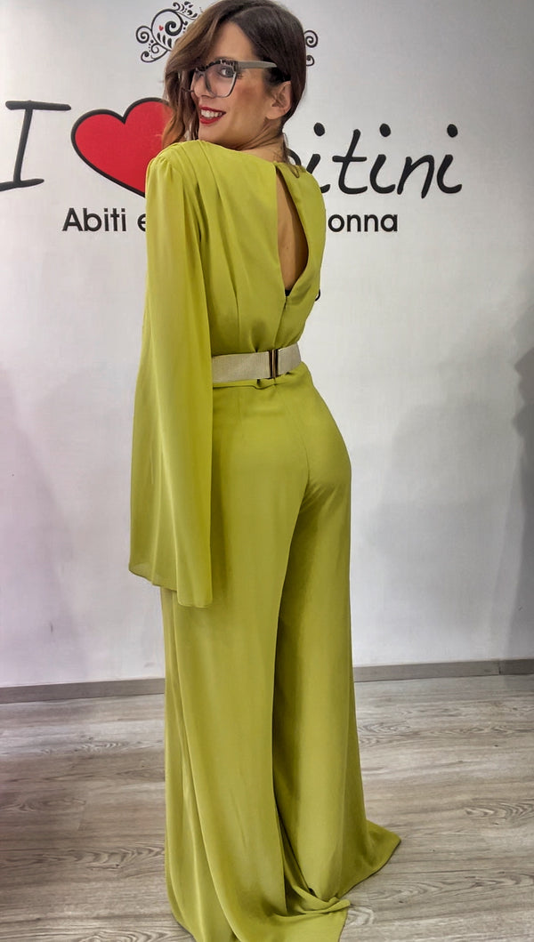 Tuta Bezz manica aperta lime