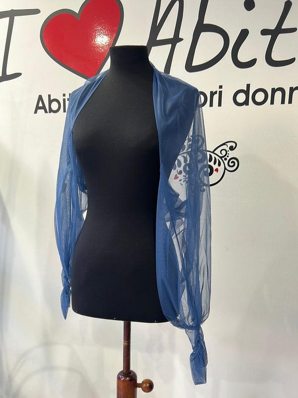 Giacchino stola tulle carta zucchero tg unica