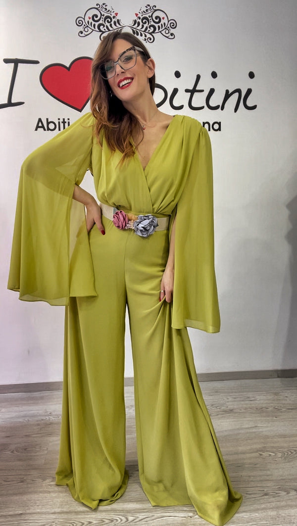 Tuta Bezz manica aperta lime