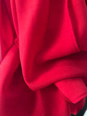 Stola rossa chiffon